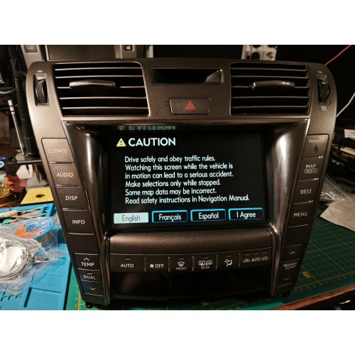 86430-50090 Lexus LS460 2008 Display Unit US G5